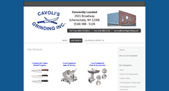 Desktop Screenshot of cavolisgrinding.com